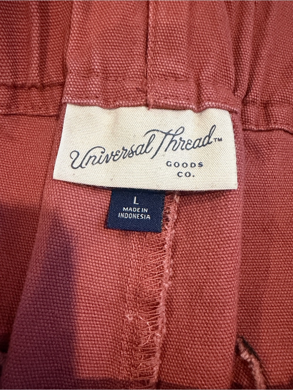 Women's Mid-Rise Barrel Leg Pants - Universal Thread Size Large - C47-040 - Picture 3 of 8